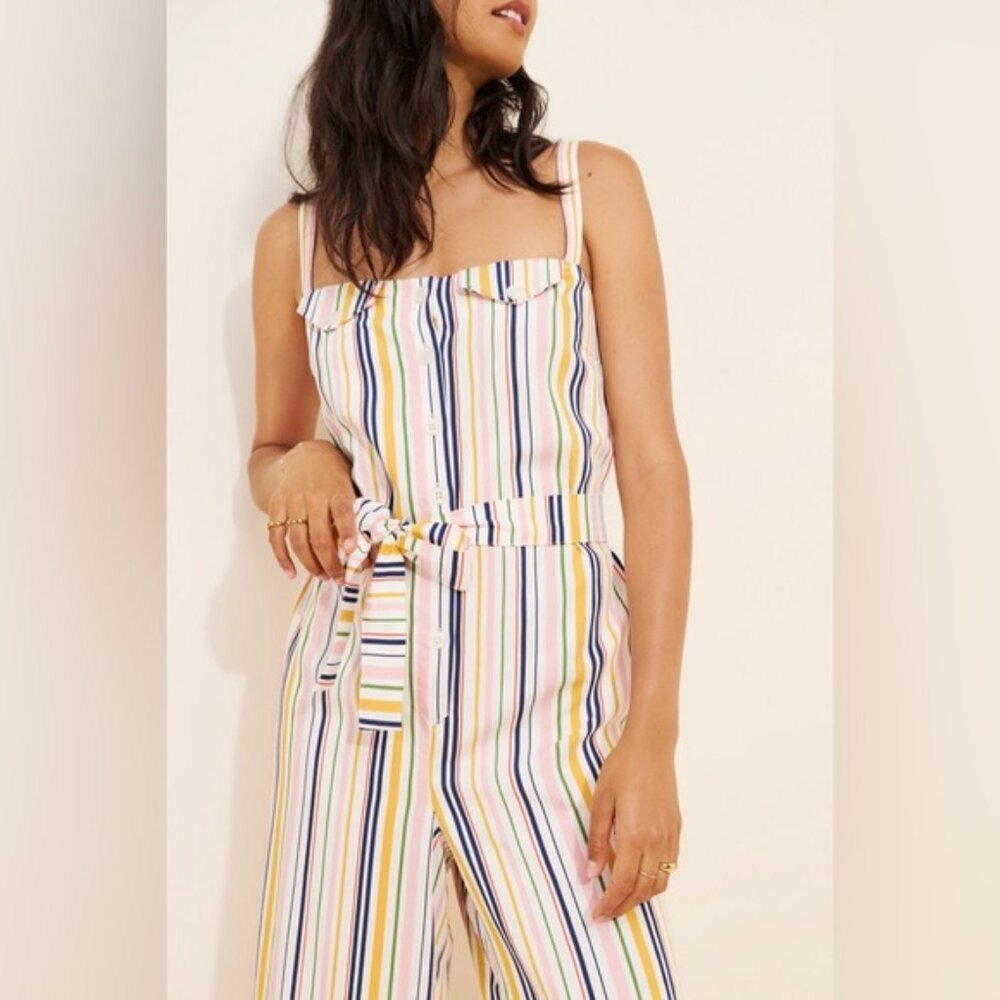 NWT Size XL - Anthropologie Stripe Romper with pockets (NWT US$ 178)